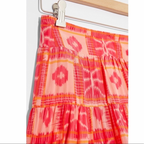 Anthropologie Tiered Mini Skirt. - Picture 3 of 8